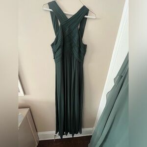 Green bridesmaid dress